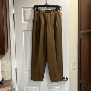 Women’s Talbots Brown Silk Pants 10P